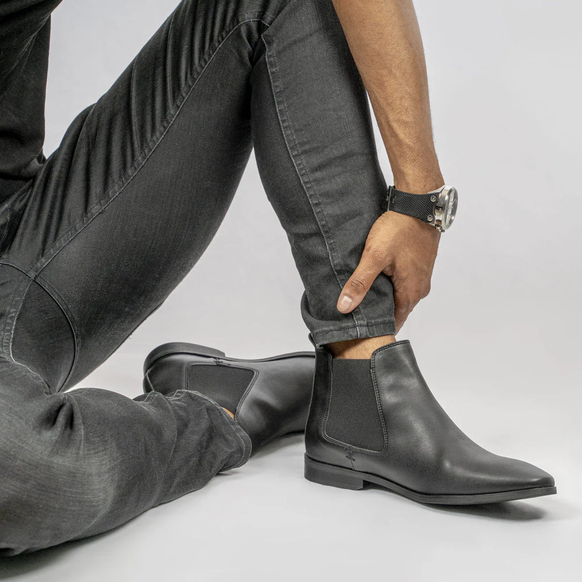 Bottines véganes Noir pour hommes Alan - Image 10