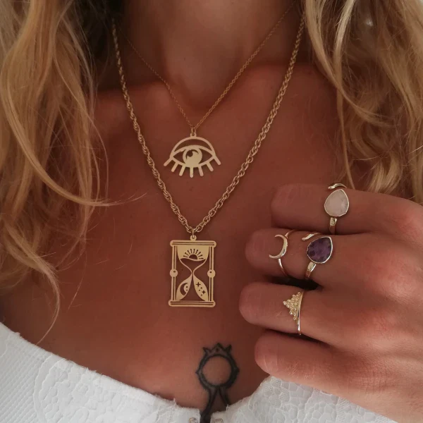 Bague dorée couronne - Souveraine - Image 3