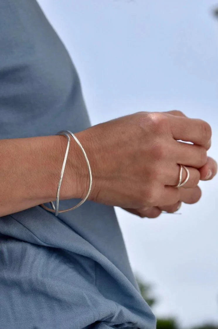 Bague en argent massif minimaliste - Ola - Image 3