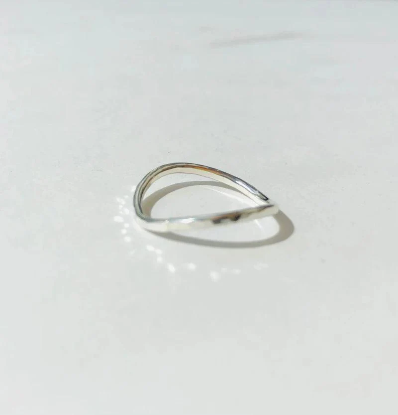 Bague en argent massif minimaliste - Ola - Image 7