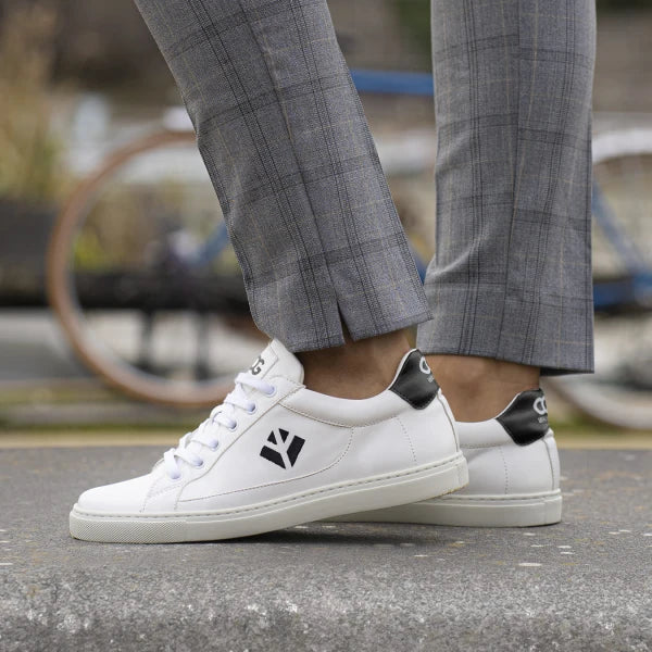 Baskets blanches détails noirs - Winton - Image 4