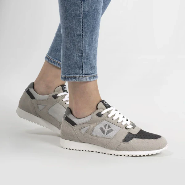 Baskets grises femme véganes - Raven - Image 4