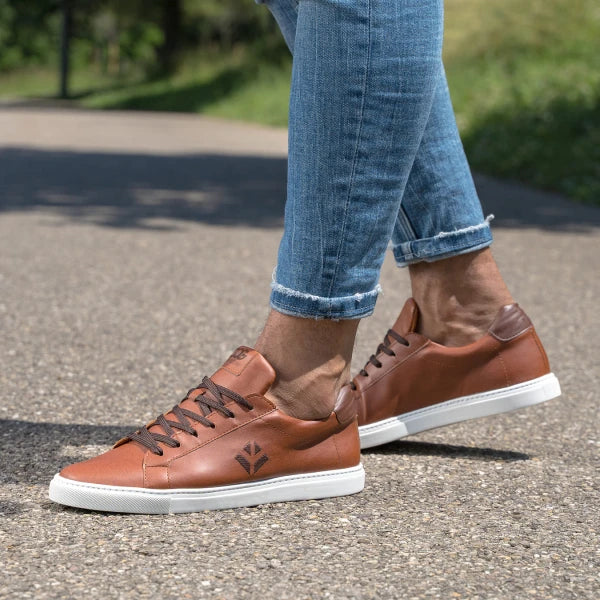 Baskets marrons/semelles blanches - Winton - Image 4