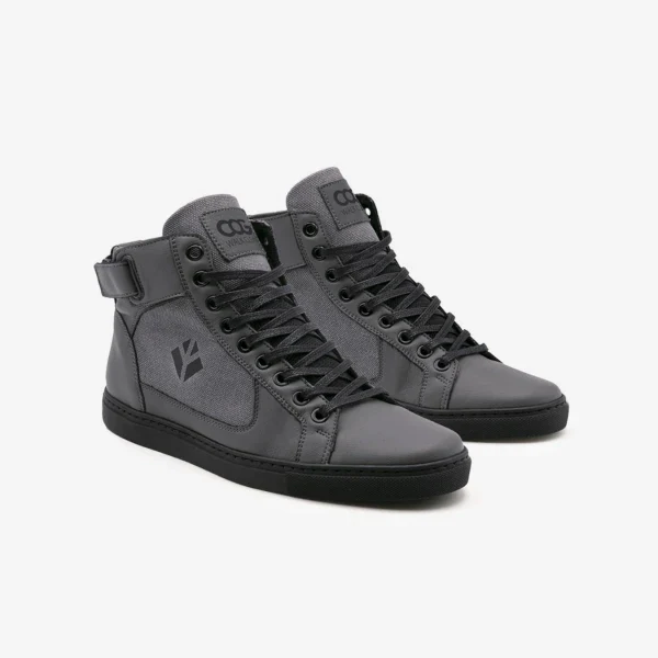 Baskets montantes végan grises homme - Wallace - Image 3