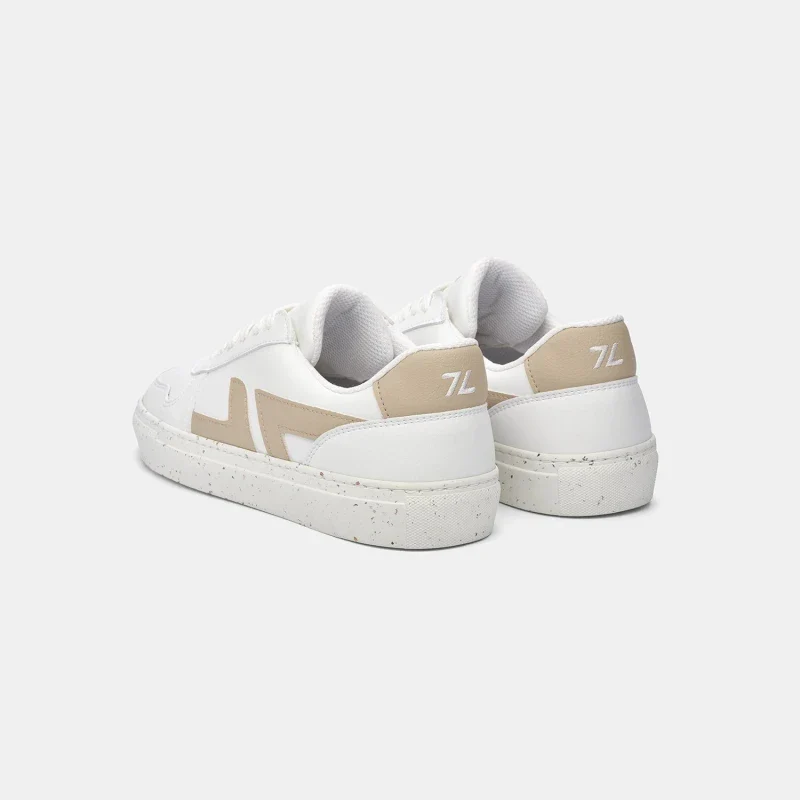 Baskets véganes blanches et beiges - Alpha - Image 10