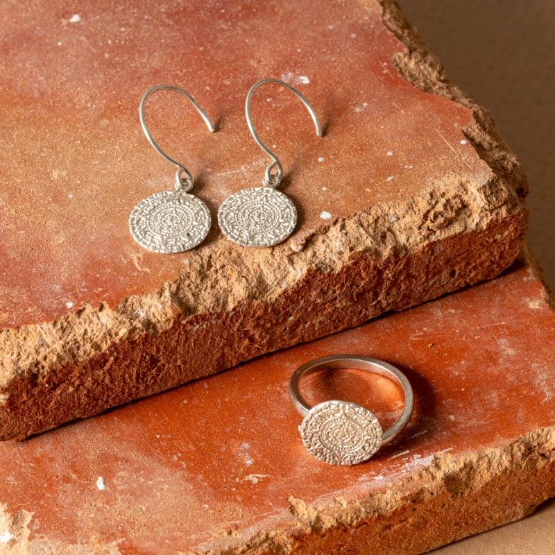 Boucles d'oreilles pendantes en argent - Maia - Image 4