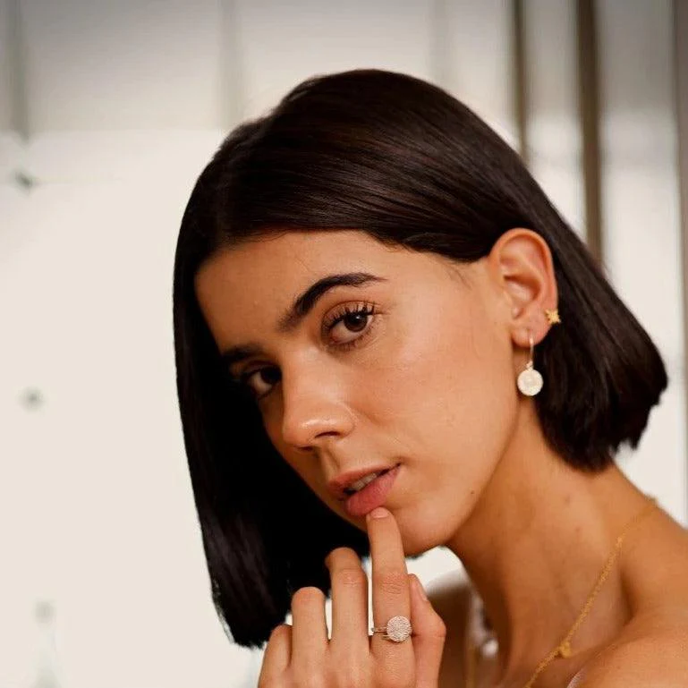 Boucles d'oreilles pendantes en argent - Maia - Image 7