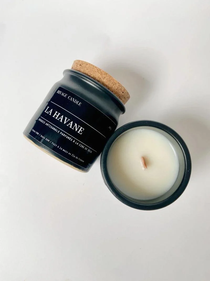 Bougie artisanale parfumée à la havane - Image 5