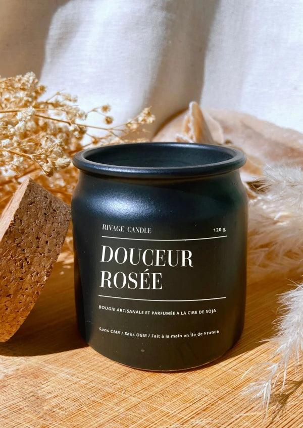 Bougie artisanale parfumée - Douceur rosée - Image 3