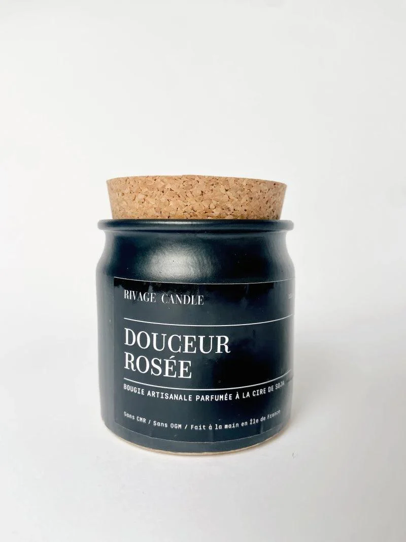 Bougie artisanale parfumée - Douceur rosée - Image 4