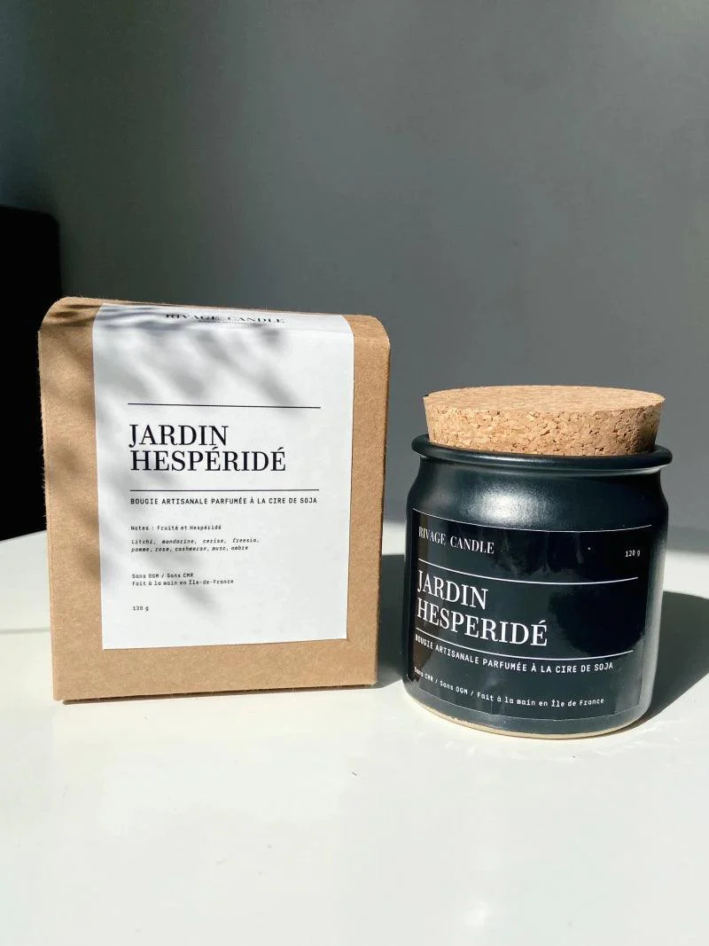 Bougie artisanale parfumée - Jardin hespéridé - Image 6