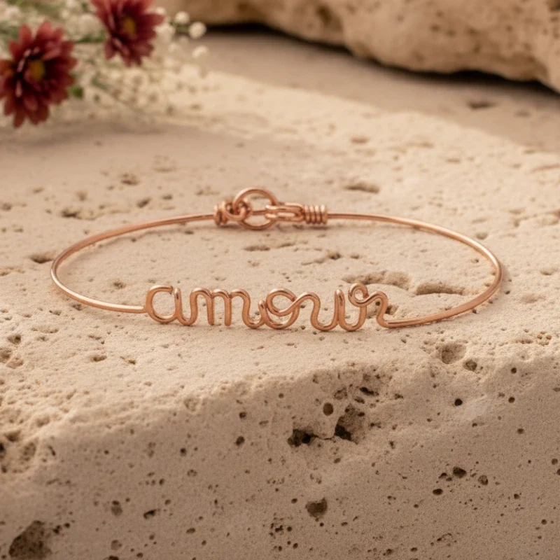 Bracelet personnalisable avec un mot doux, un prénom, un lieu, un symbole... - Image 11