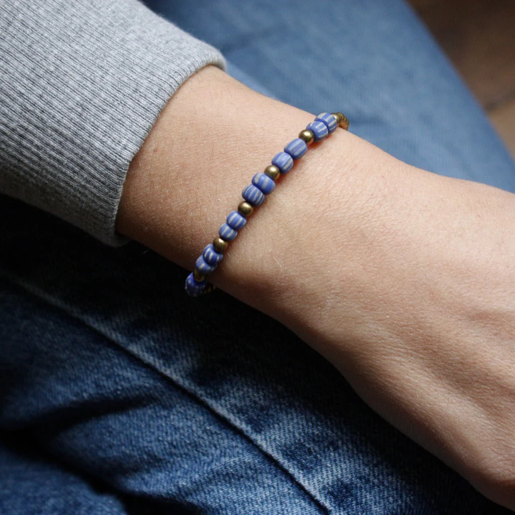 Bracelet en pierres naturelles du Népal I plusieurs coloris - Image 10