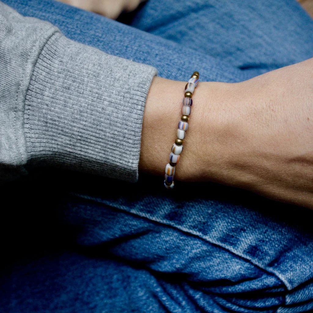 Bracelet en pierres naturelles du Népal I plusieurs coloris - Image 14