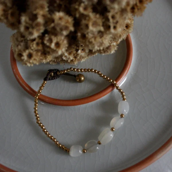 Bracelets en pierres Popy Agate bleue - Image 6