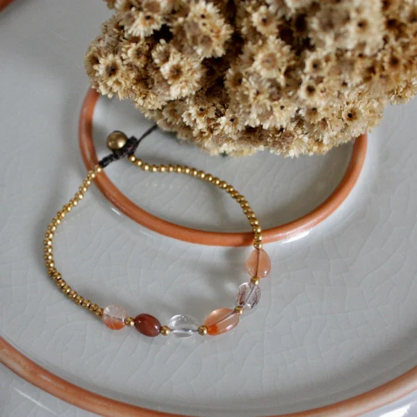 Bracelets en pierres Popy Agate bleue - Image 7