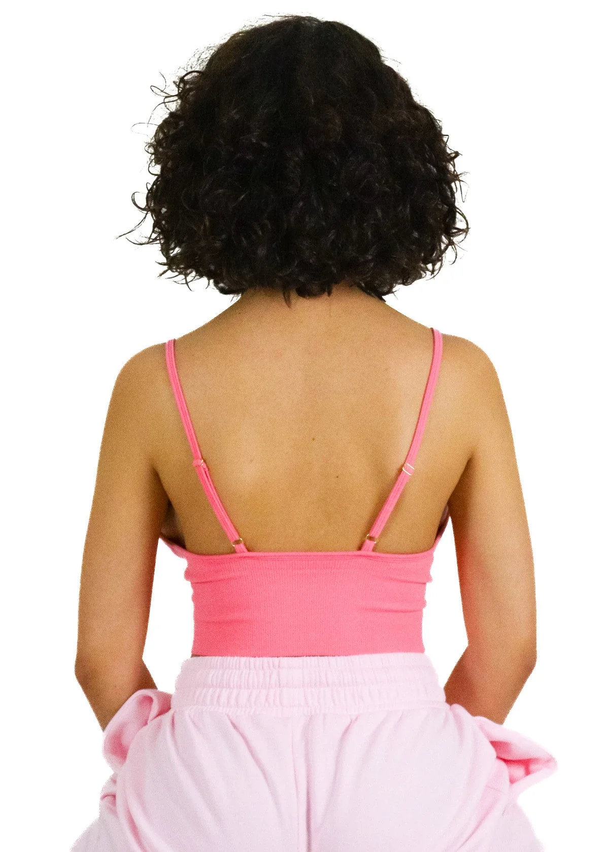 Brassière en coton rose - Image 3