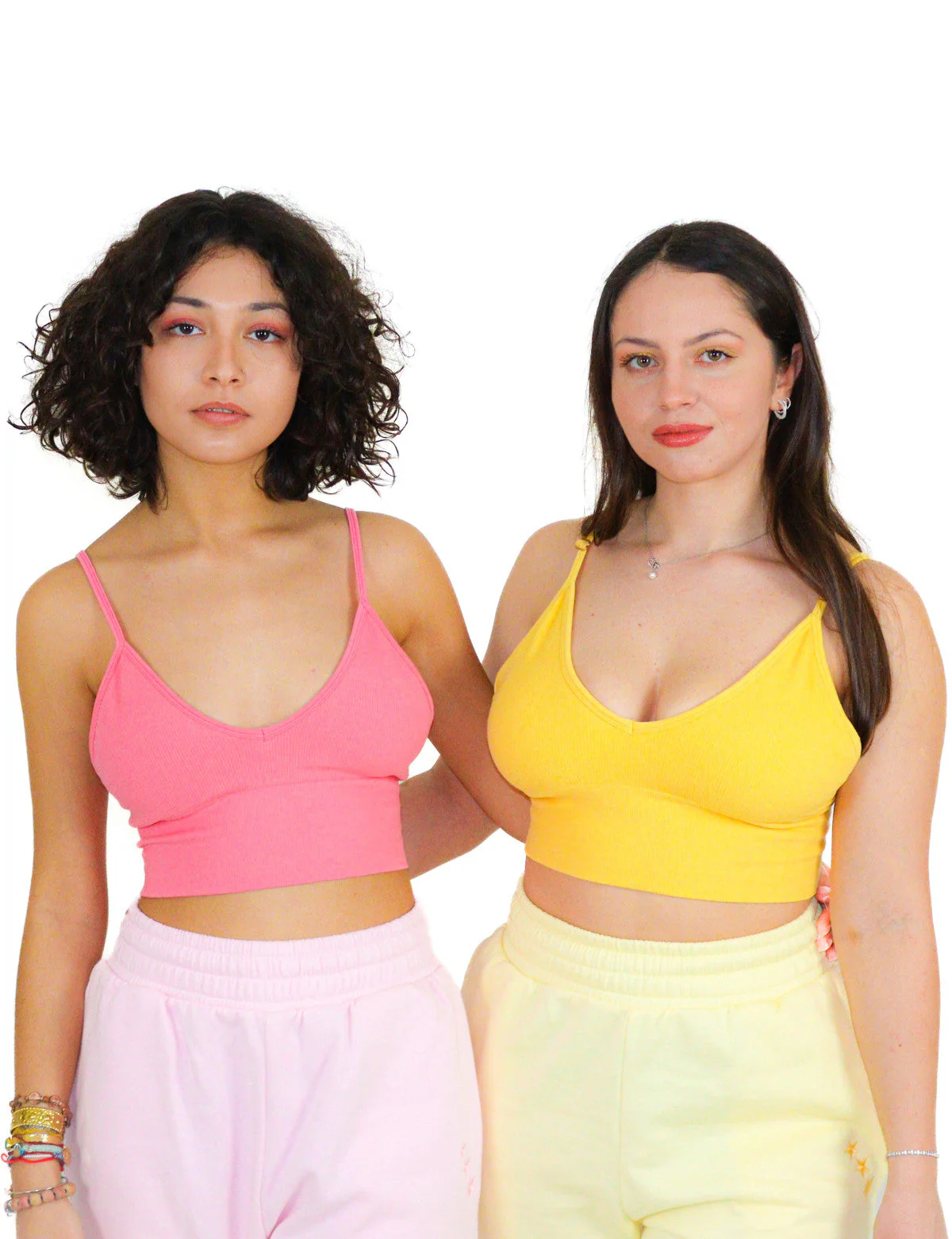 Brassière en coton rose - Image 4