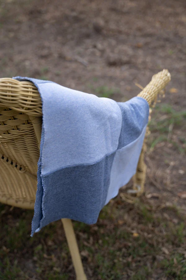 Coffret naissance unisexe effet patchwork 3 pièces - Blue Jean - Image 6