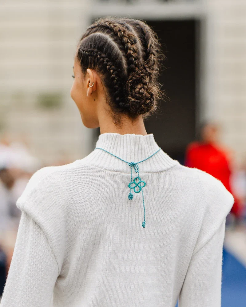 Collier réglable en nylon doux - Divine Harmonie x Sarah Aloïsi - Image 4