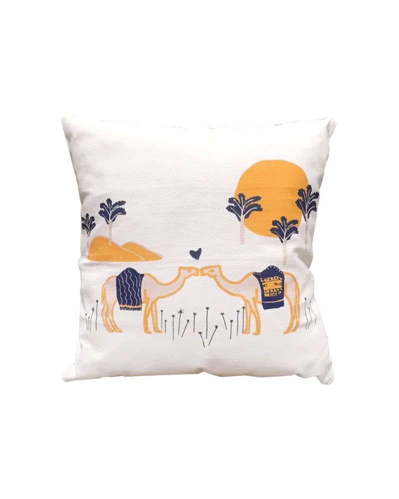Housse de coussin aux motifs dromadaires - Dromamour - Image 6
