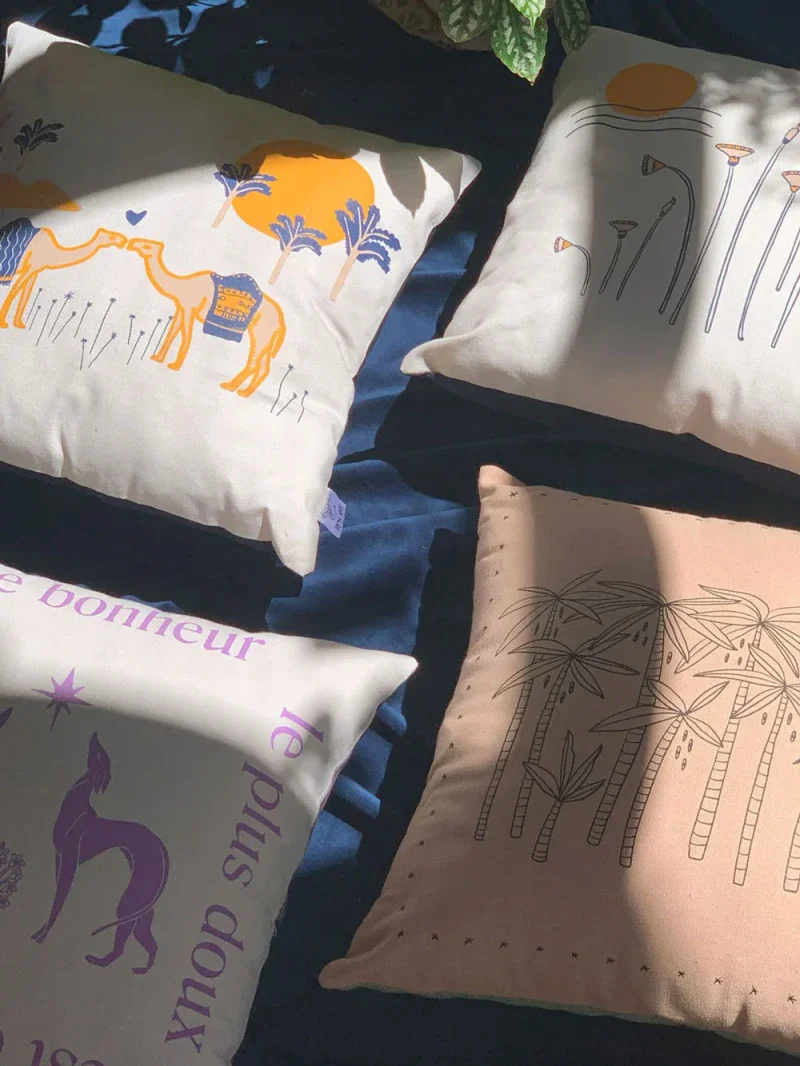 Housse de coussin en toile | Athena - Image 9