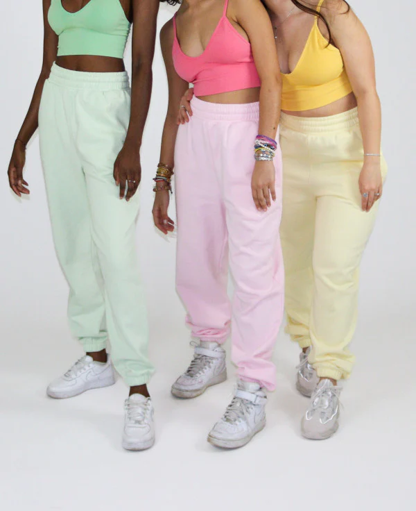 Jogging jaune avec logo Aphaïa - Néphélée - Image 5