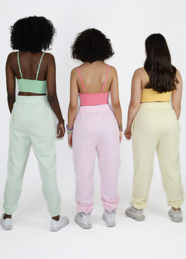 Jogging jaune avec logo Aphaïa - Néphélée - Image 6