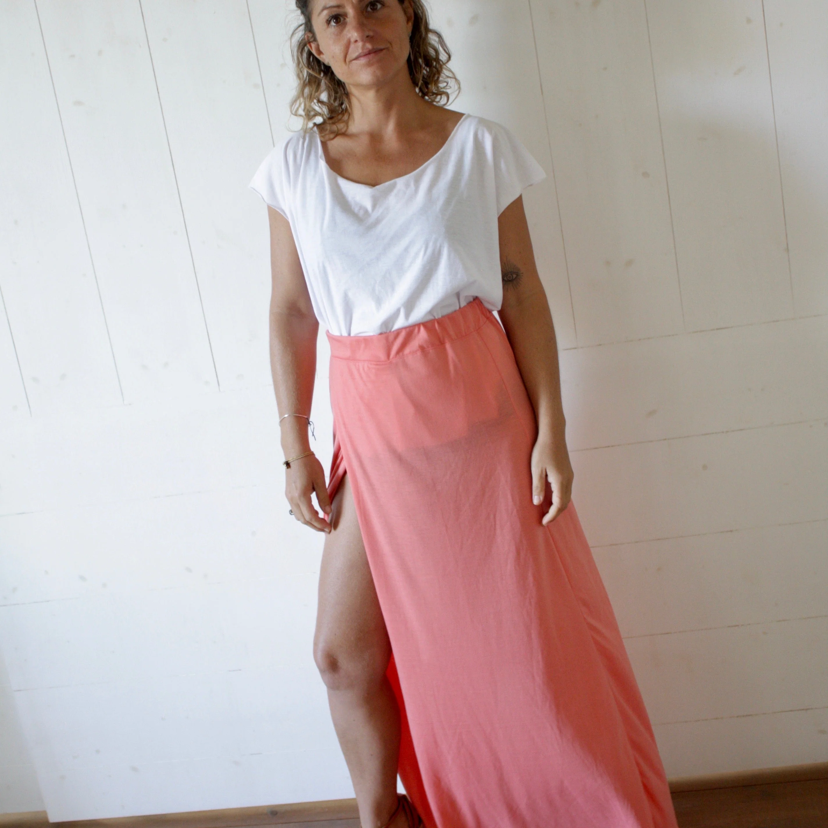 Jupe longue Fendue I Warunee 3 coloris - Image 6