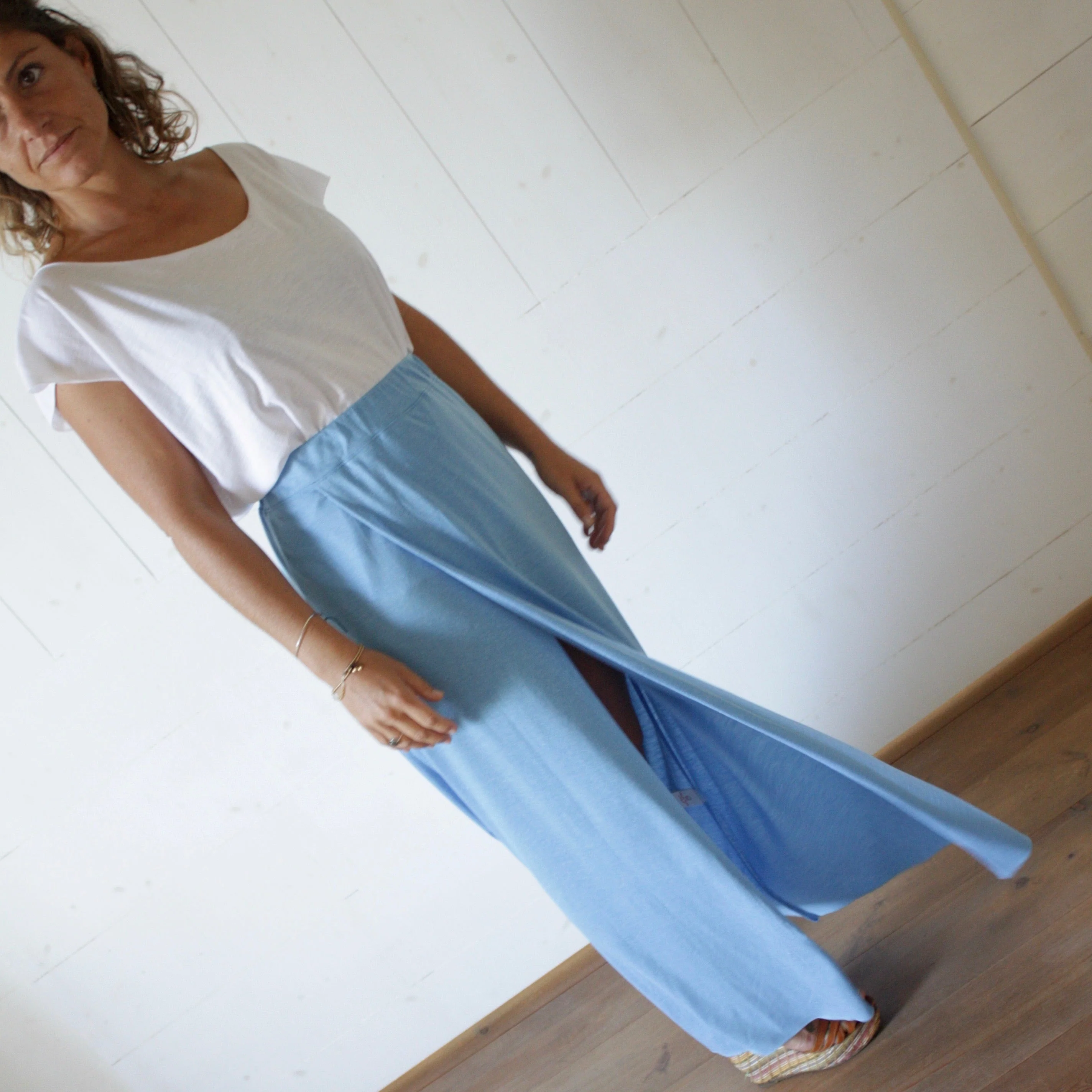 Jupe longue Fendue I Warunee 3 coloris - Image 7