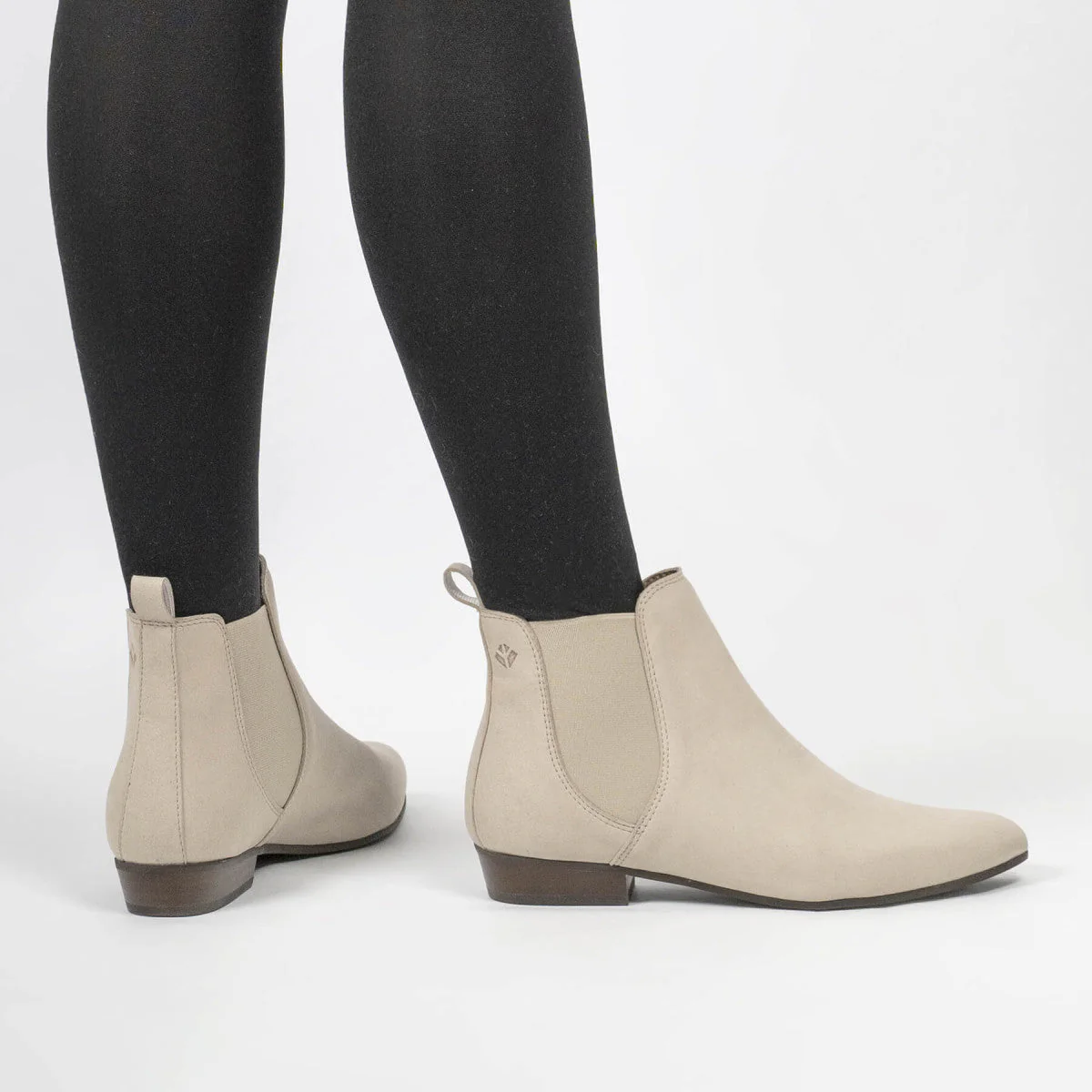 Bottines véganes pour femmes Beige Laïka - Image 5