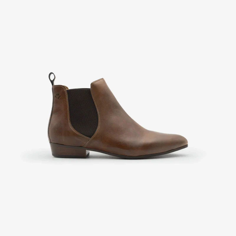 Bottines véganes pour femmes Marron Laïka - Image 11