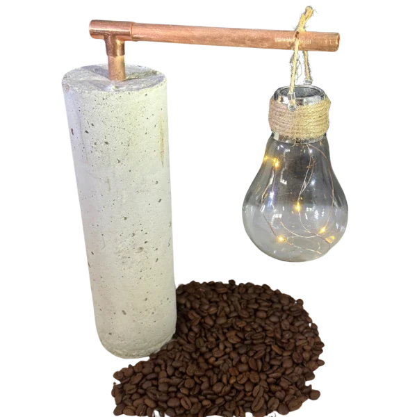 Lampe minimaliste en béton recyclé - Rébé - Image 11