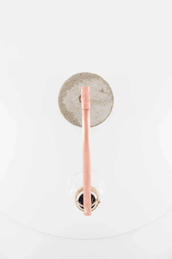 Lampe minimaliste en béton recyclé - Rébé - Image 5