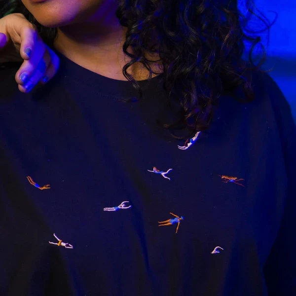 T-shirt mixte - Nageurs - Image 3