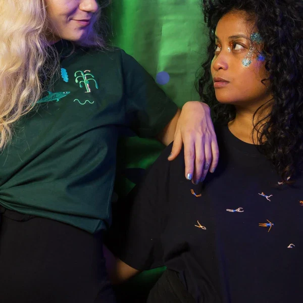 T-shirt mixte - Nageurs - Image 6