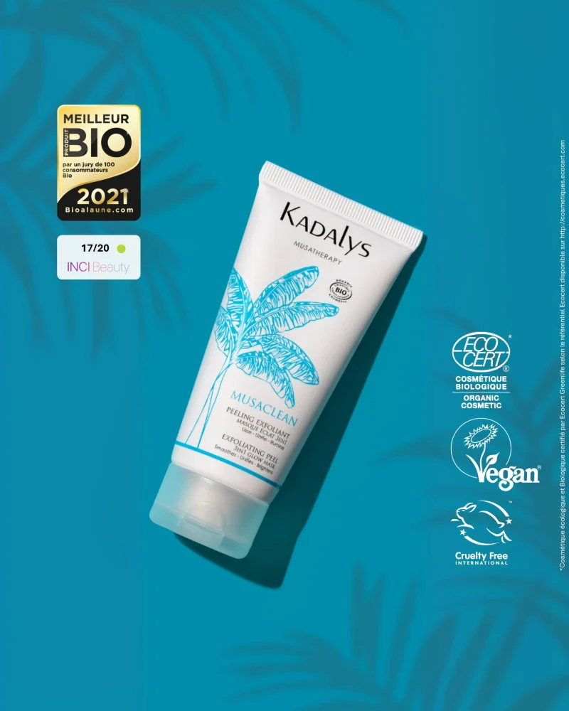 Masque Peeling Exfoliant Bio à la Banane Verte 50ml I MUSACLEAN - Image 10