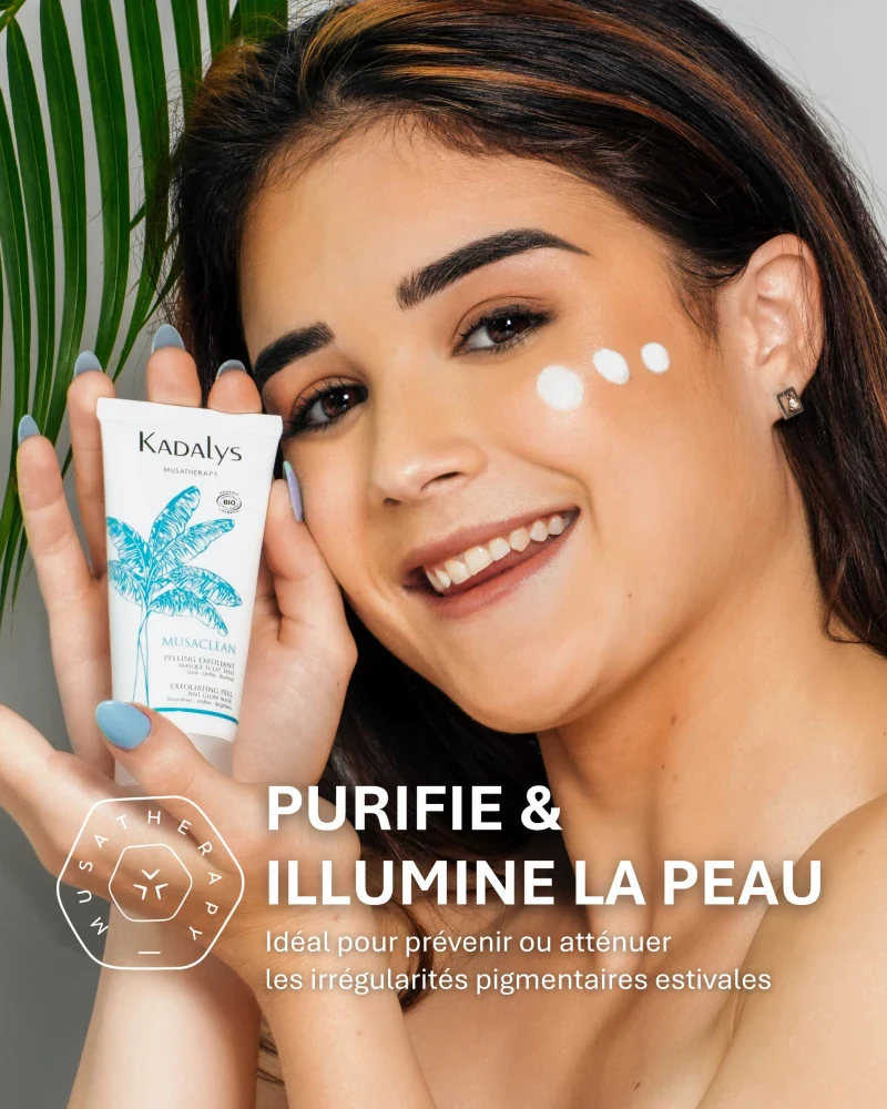 Masque Peeling Exfoliant Bio à la Banane Verte 50ml I MUSACLEAN - Image 12