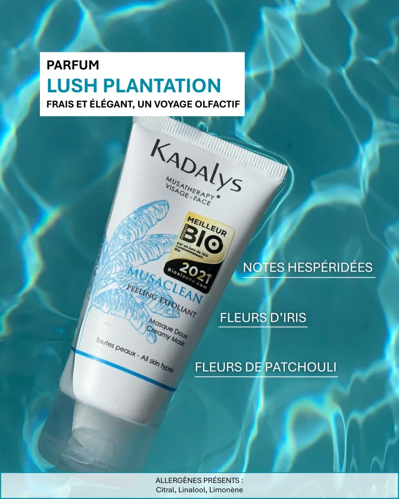 Masque Peeling Exfoliant Bio à la Banane Verte 50ml I MUSACLEAN - Image 18