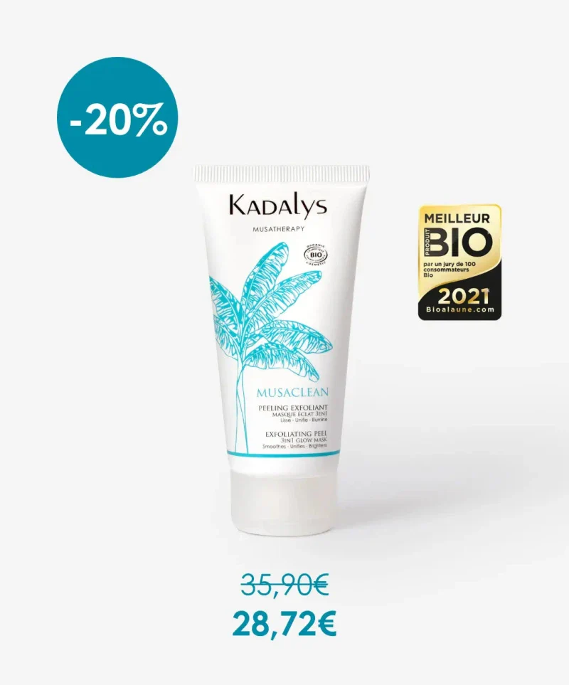 Masque Peeling Exfoliant Bio à la Banane Verte 50ml I MUSACLEAN - Image 7
