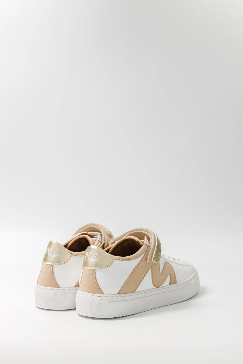 Baskets véganes à messages pour femmes Master Mind - Beige - Image 5