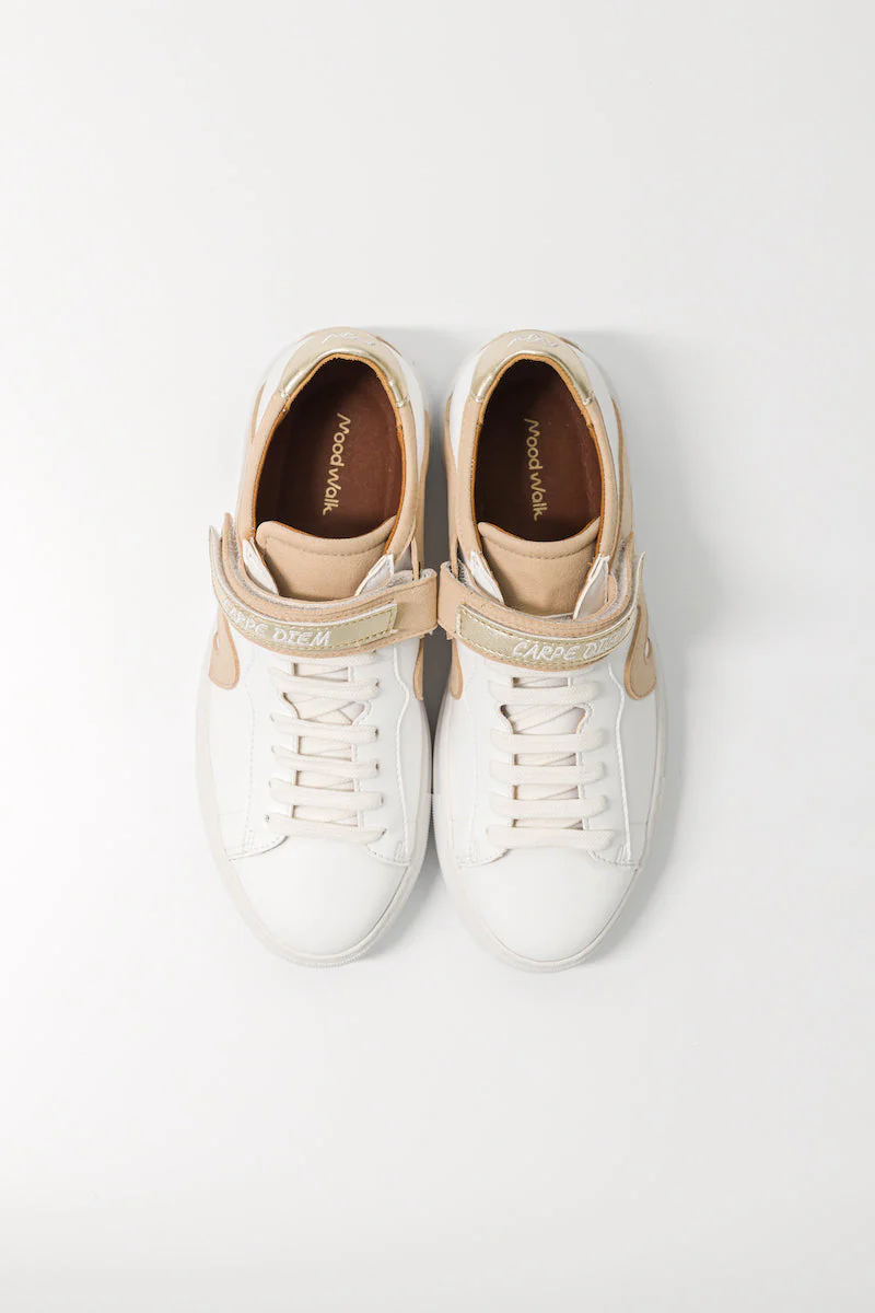 Baskets véganes à messages pour femmes Master Mind - Beige - Image 7