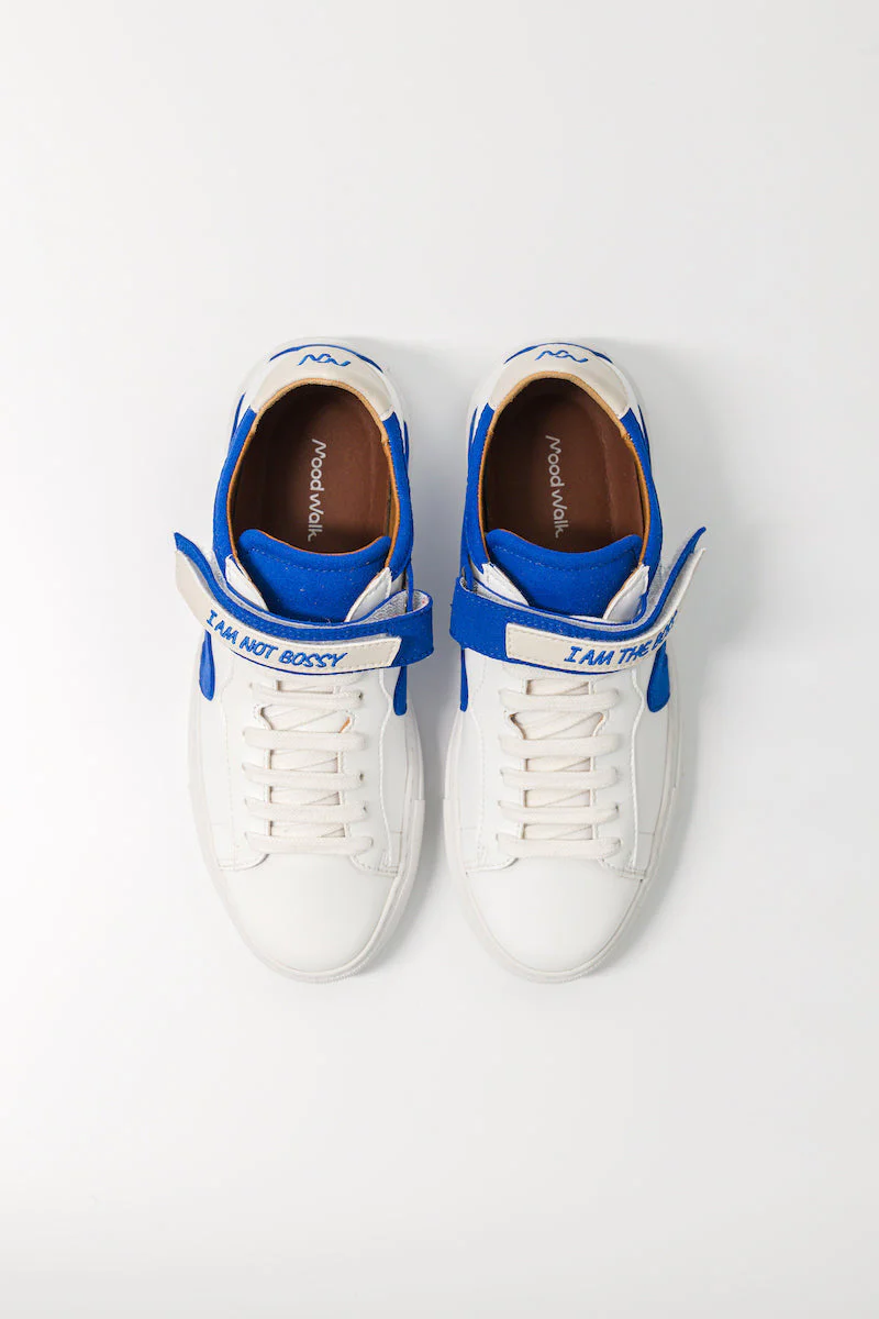 Baskets véganes à messages pour femmes Master Mind - Bleu Cobalt - Image 7