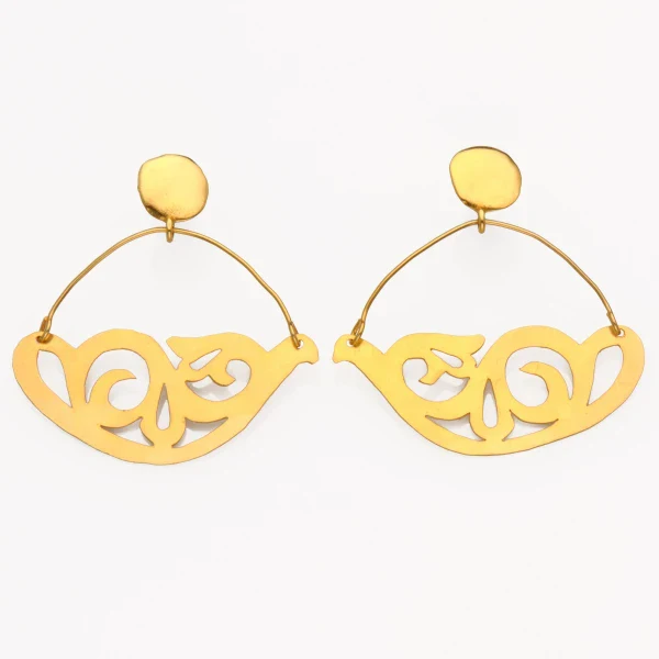 Boucles d'oreilles style oriental Arabesque - Image 4
