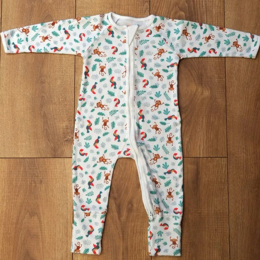 Pyjama unisexe pour bébé I "Malin comme un singe" - Image 4