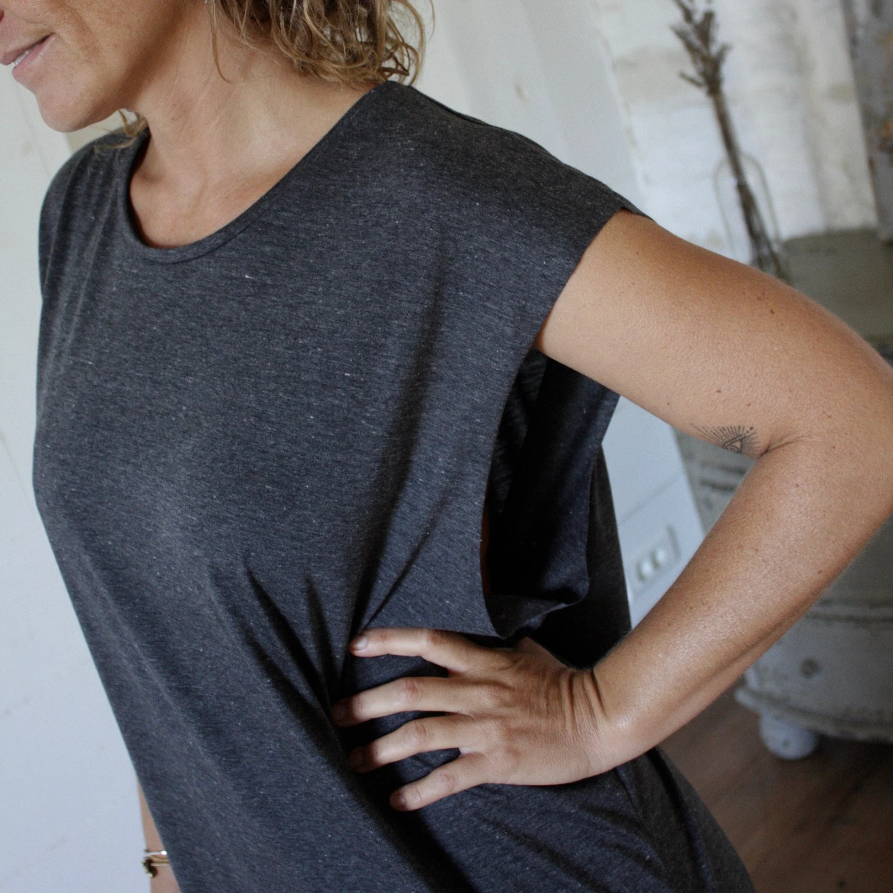 Robe longue plissée Femme I 3 Coloris - Image 9