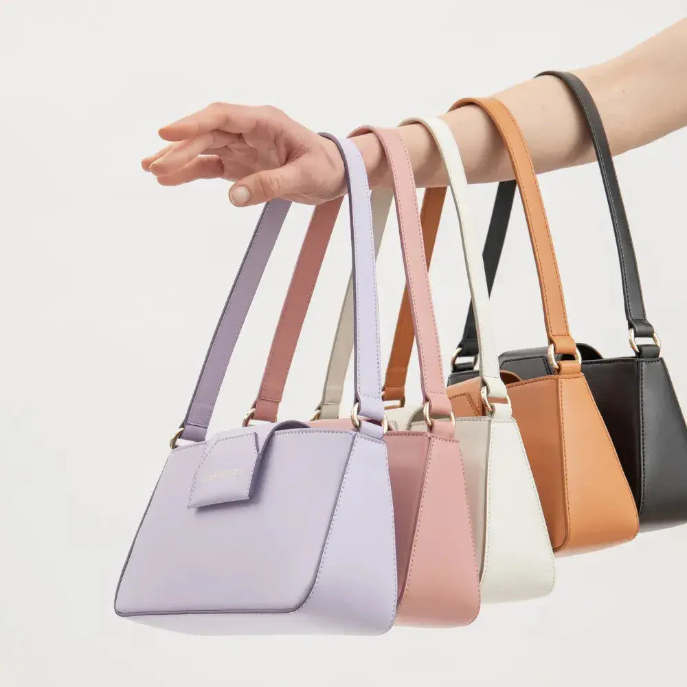 Sac baguette en cuir végan Carmen I Blanc - Image 10