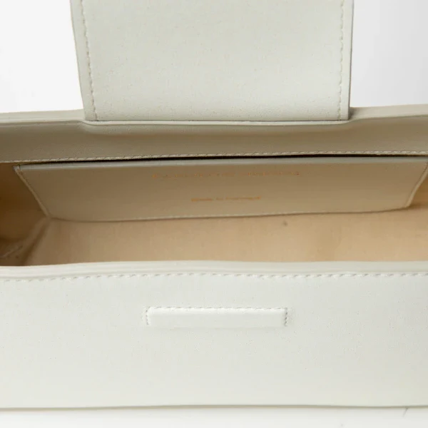 Sac baguette en cuir végan Carmen I Blanc - Image 20
