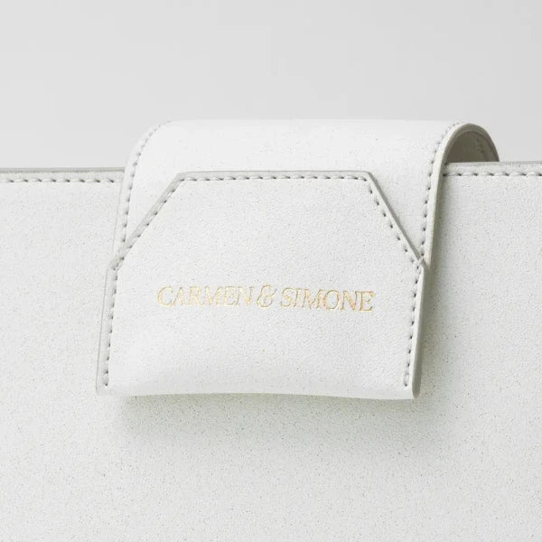 Sac baguette en cuir végan Carmen I Blanc - Image 30