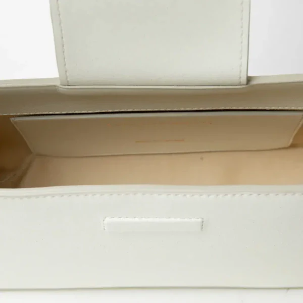 Sac baguette en cuir végan Carmen I Blanc - Image 31